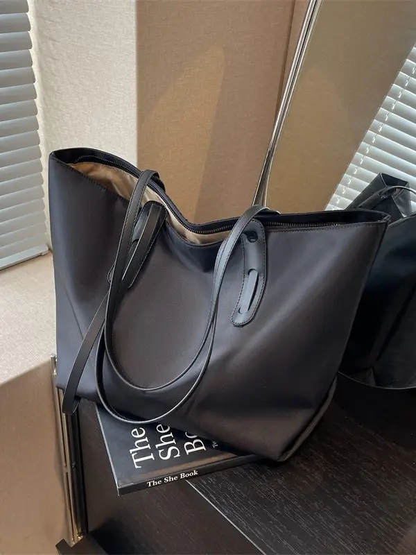 Women Large Capacity Oxford Cloth Shoulder Bag Brown 2026 - Image 6