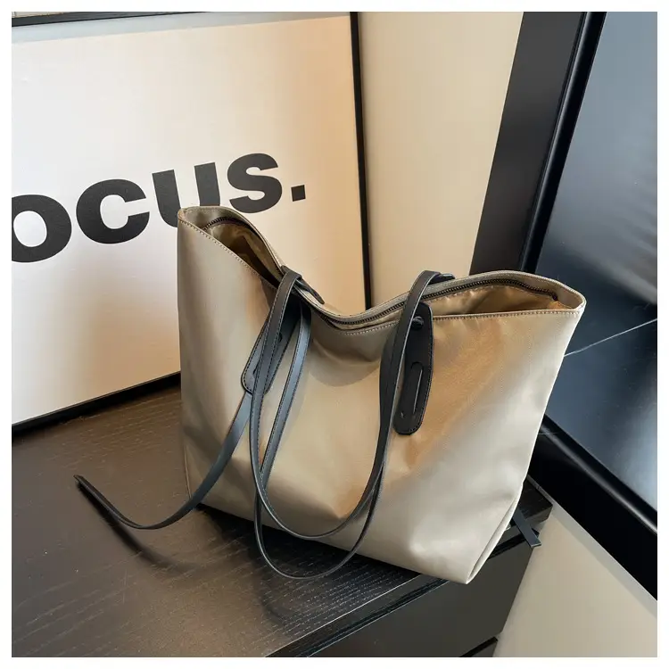 Women Large Capacity Oxford Cloth Shoulder Bag Brown 2026 — feature 27