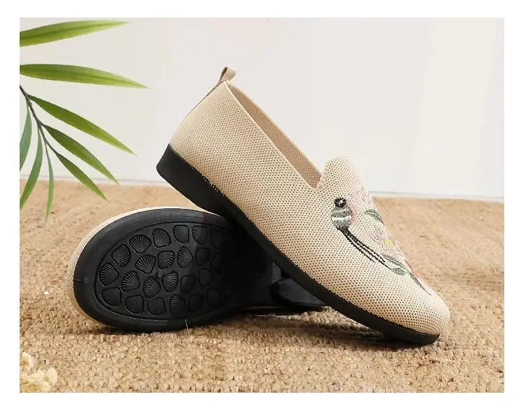 Old People's Shoes Women's Mother's sneaker Milk Shoes Non-slip Slip-in Old Beijing Cloth Shoes with Soft Sole for Middle-aged and Elderly — feature 16
