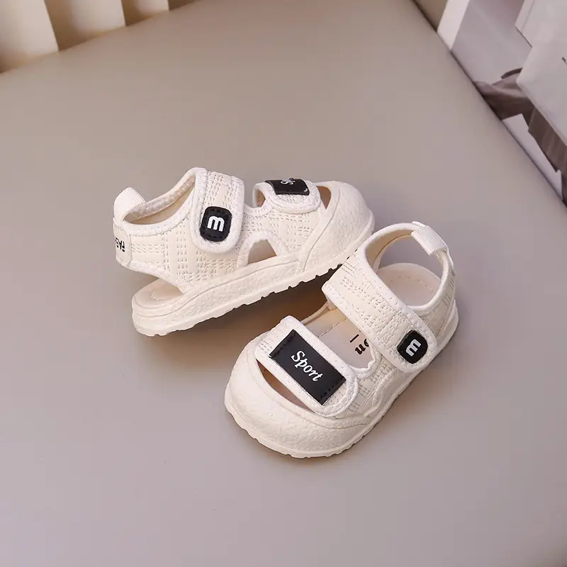 Men's Black Toe Sandals for Kids 0-3 Years