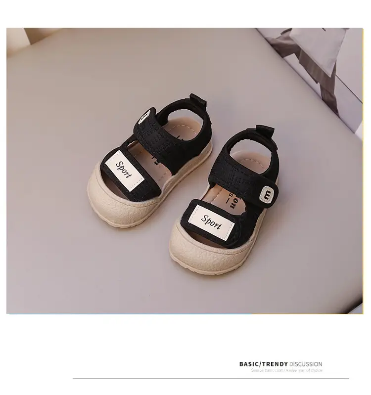 Men's Black Toe Sandals for Kids 0-3 Years — feature 18
