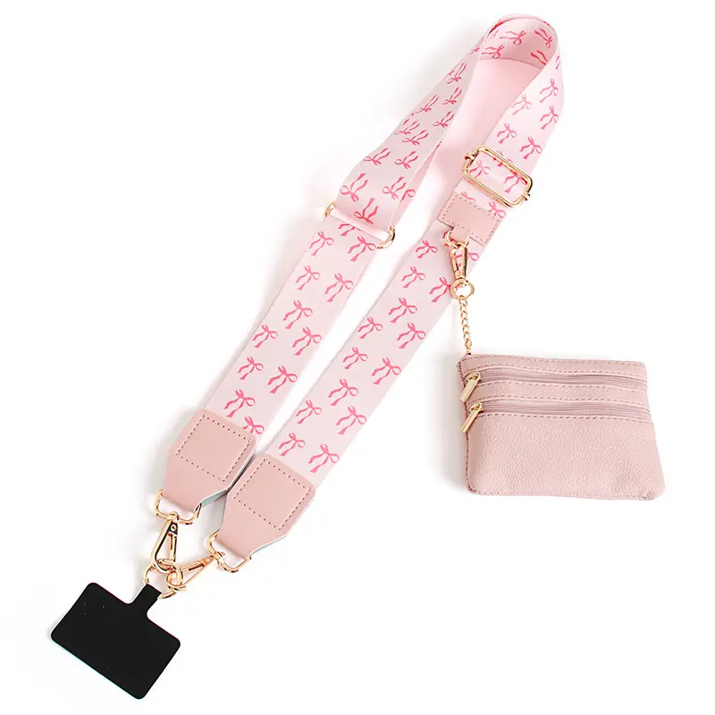 Women's Navy Blue Crossbody Phone Strap with Matching Small Bag - Image 10
