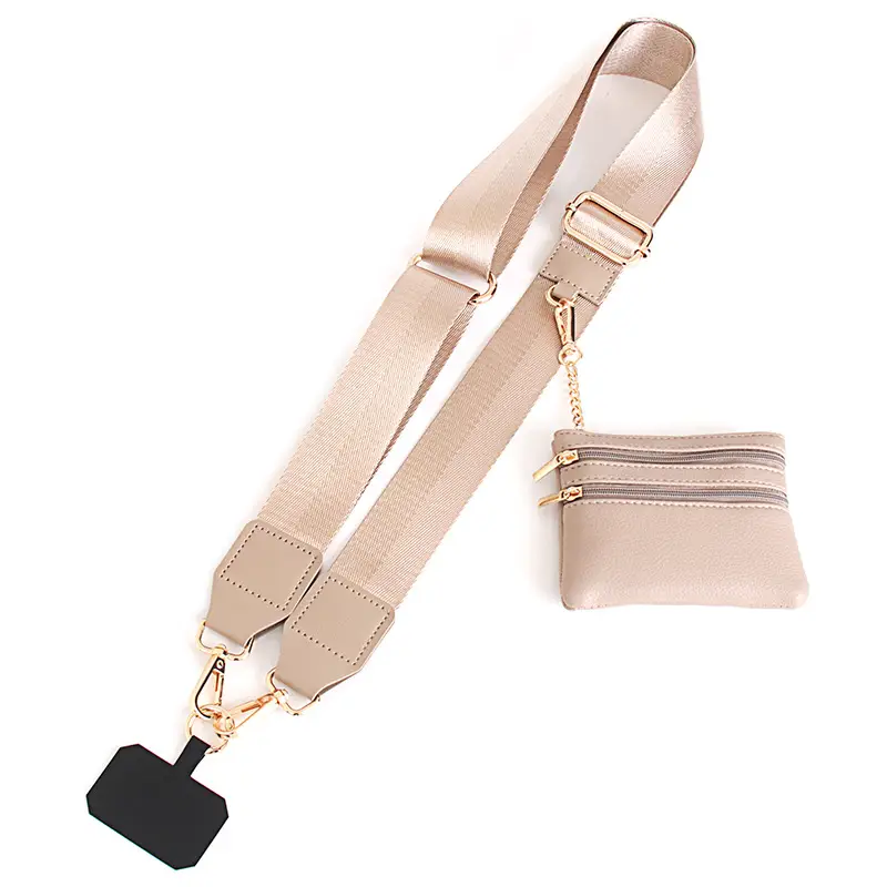 Women's Navy Blue Crossbody Phone Strap with Matching Small Bag - Image 11
