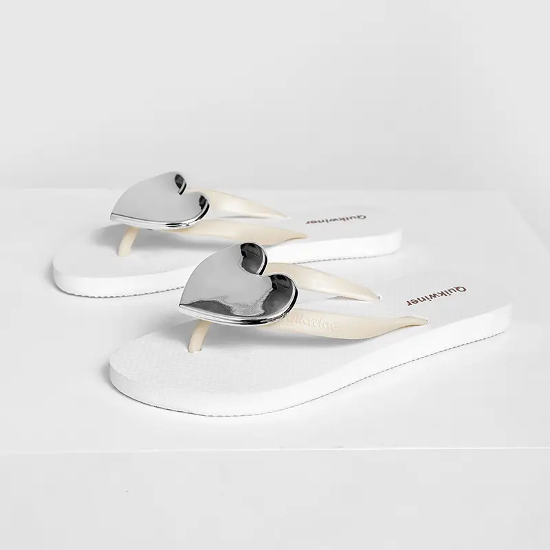 New Women's Fashionable Flip-Flops Flats-Soled Eva Flip-Flops Non-Slip Outdoor Beach Shoes Home and Outdoor Sandals Summer - Image 2
