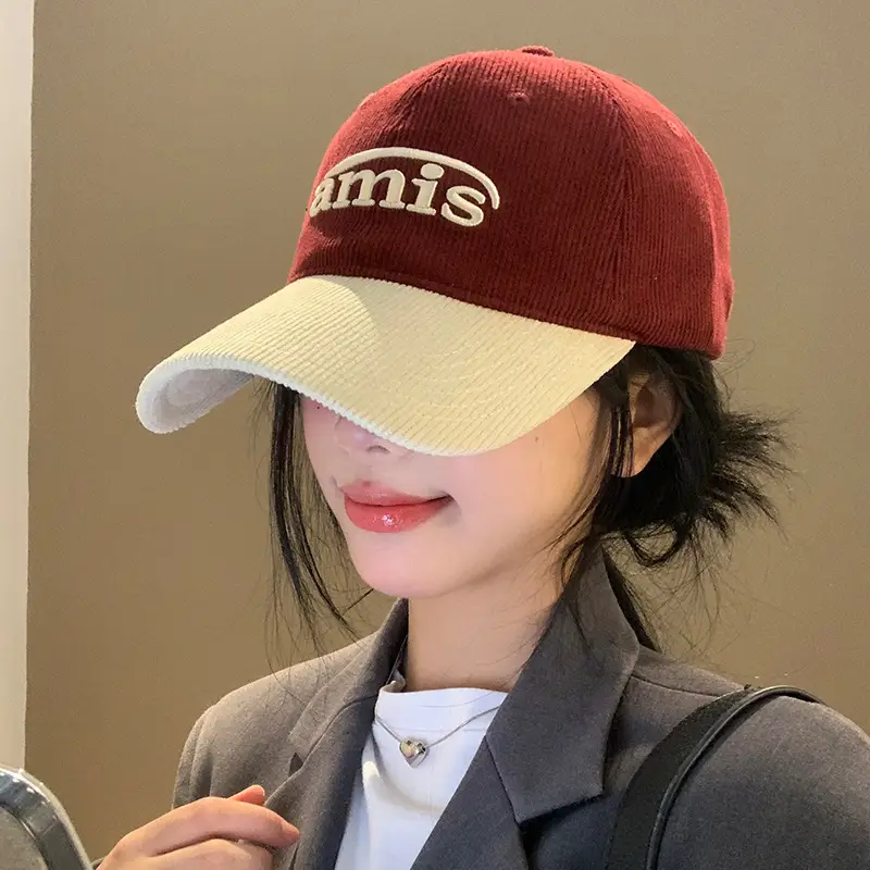 Women's Grey Beige Jersey Baseball Cap with "GIRF" Embroidery - Image 9