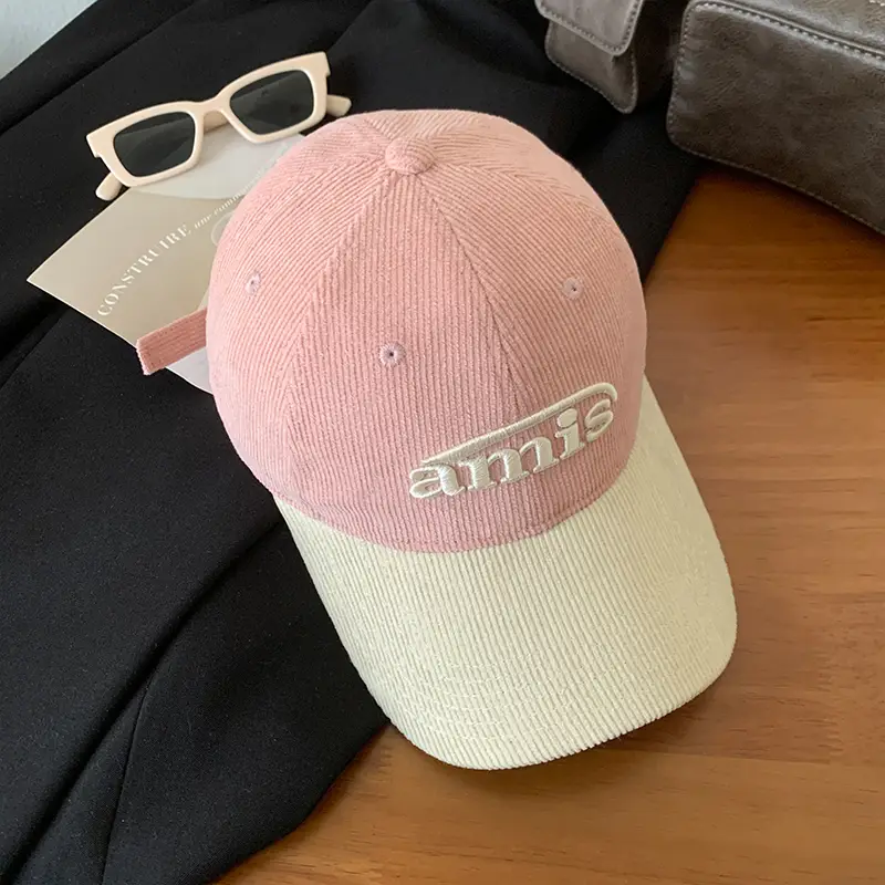 Women's Grey Beige Jersey Baseball Cap with "GIRF" Embroidery - Image 2