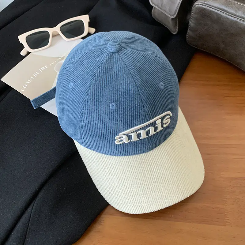 Women's Grey Beige Jersey Baseball Cap with "GIRF" Embroidery - Image 5