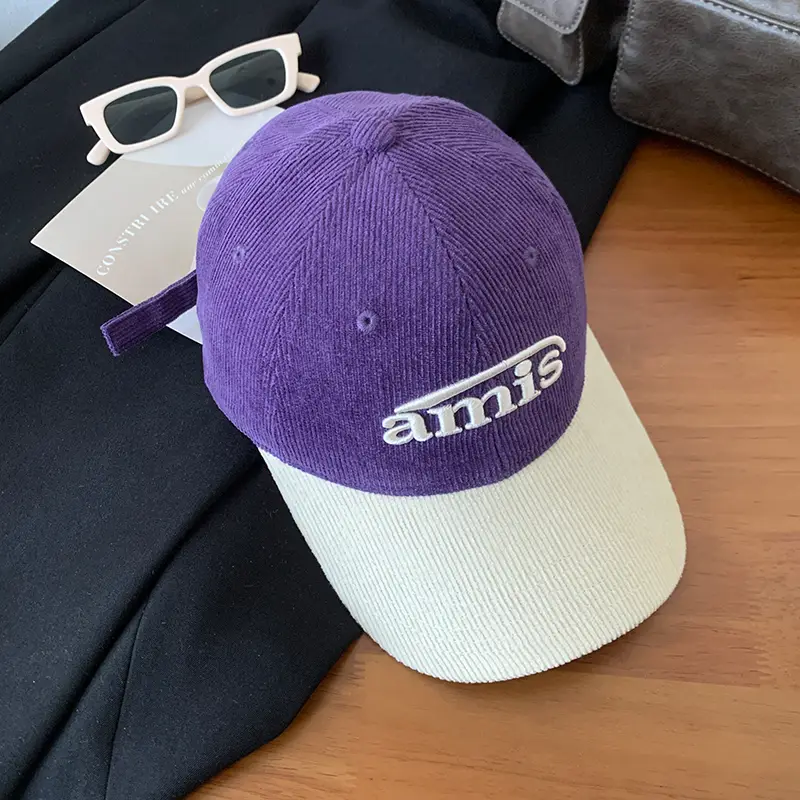 Women's Grey Beige Jersey Baseball Cap with "GIRF" Embroidery - Image 6
