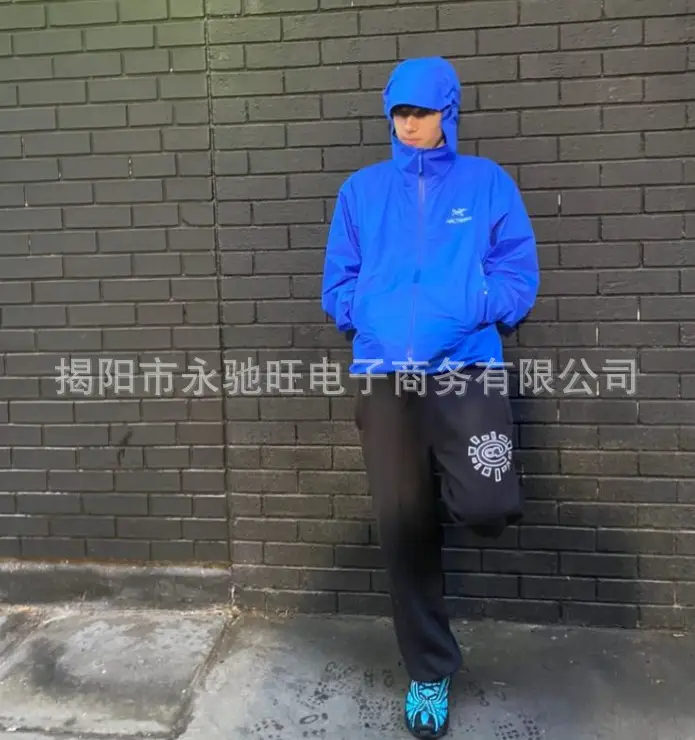 American Retro Printed Sweatpants Black Blue Brown White — feature 8