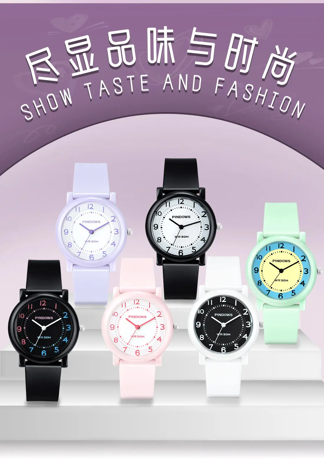 Women's Jelly Color Waterproof Quartz Watch — feature 5