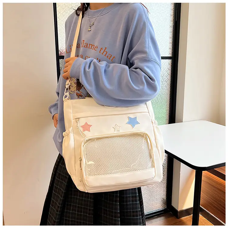 2024 Spring White Star Backpack for Women — feature 14