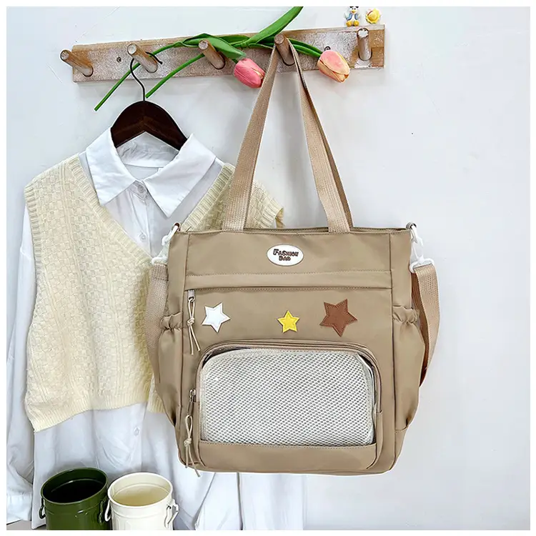 2024 Spring White Star Backpack for Women — feature 22