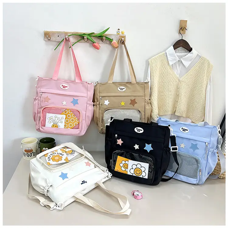 2024 Spring White Star Backpack for Women — feature 27