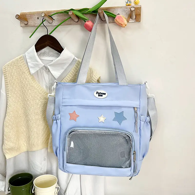 2024 Spring White Star Backpack for Women - Image 2