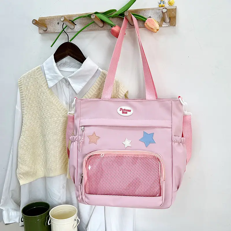 2024 Spring White Star Backpack for Women - Image 5