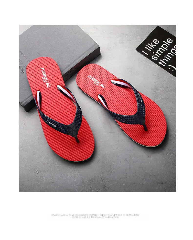 Men's Flip-Flops 2022 New Summer Fashionable Outdoor Casual Distinctive Korean Style Fashionable Beach Outdoor Men's Sandals and Slippers — feature 8