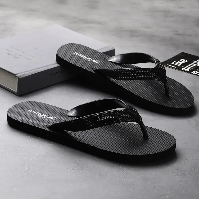 Men's Flip-Flops 2022 New Summer Fashionable Outdoor Casual Distinctive Korean Style Fashionable Beach Outdoor Men's Sandals and Slippers - Image 2