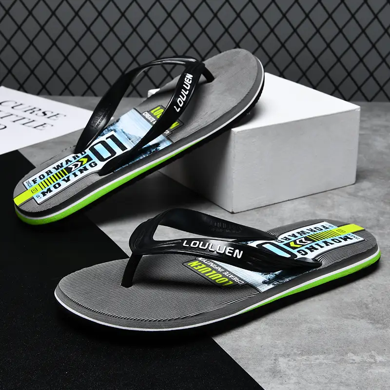 Men's Flip-Flops 2022 New Summer Fashionable Outdoor Casual Distinctive Korean Style Fashionable Beach Outdoor Men's Sandals and Slippers - Image 7