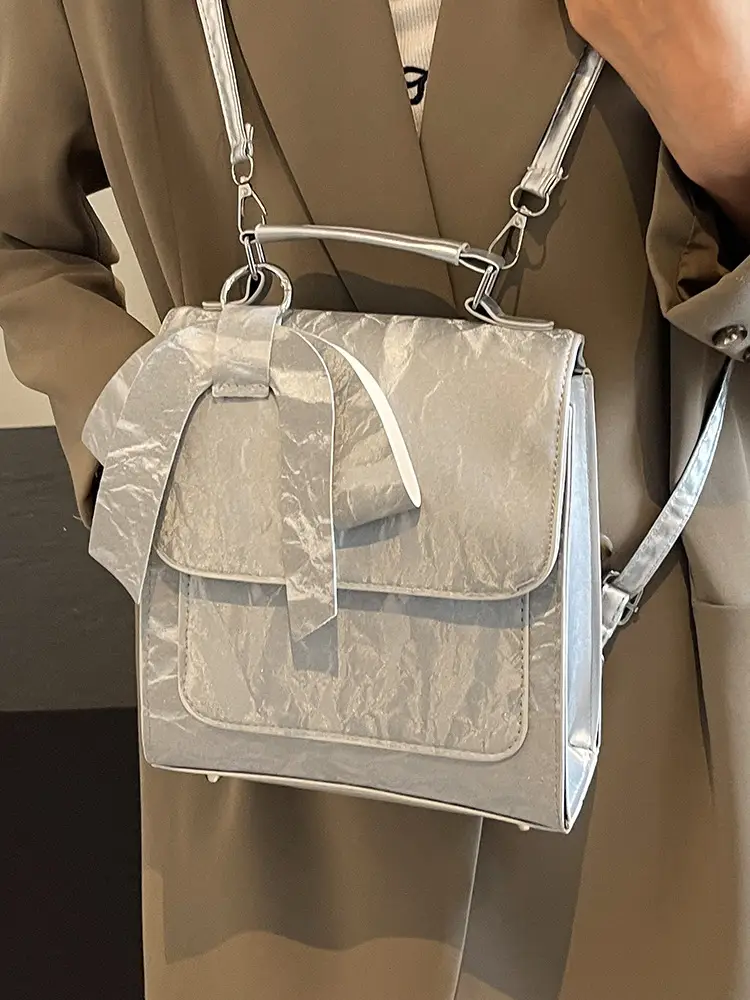 Women's 2024 Fashion Shoulder Bag with Bow Design - Image 5