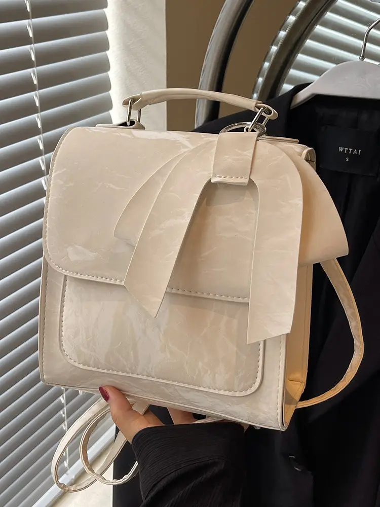 Women's 2024 Fashion Shoulder Bag with Bow Design - Image 6