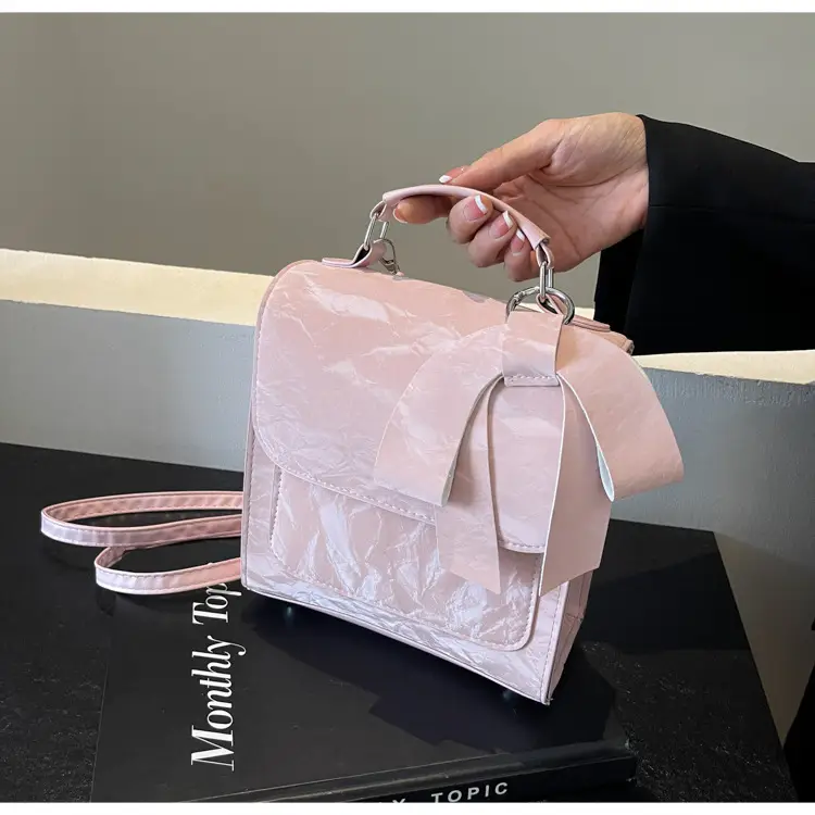 Women's 2024 Fashion Shoulder Bag with Bow Design — feature 25