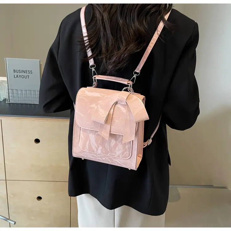 Women's 2024 Fashion Shoulder Bag with Bow Design — feature 26
