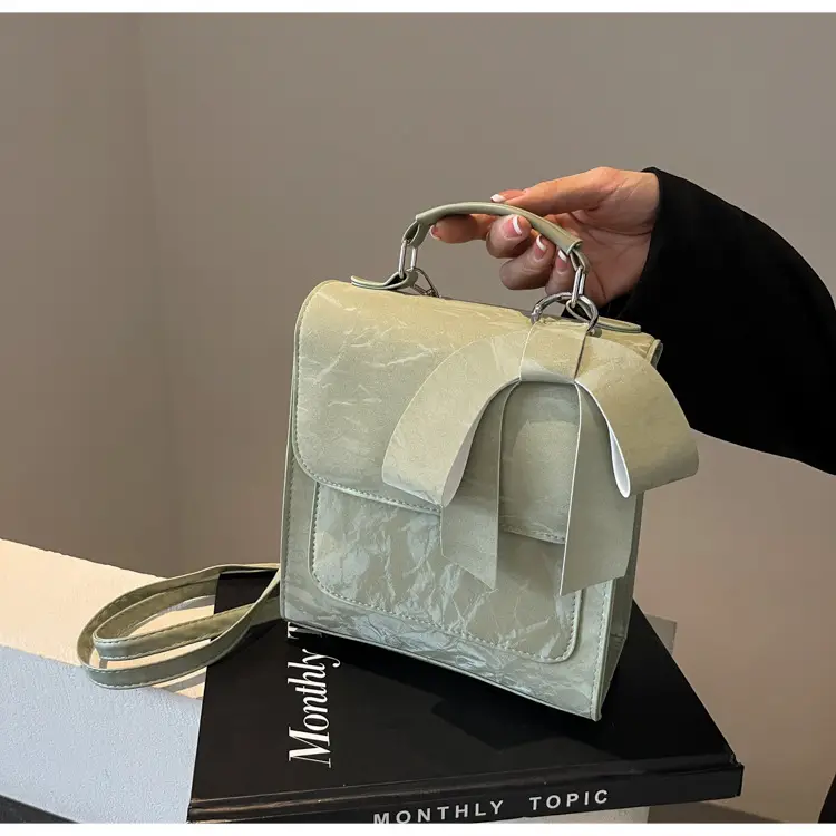 Women's 2024 Fashion Shoulder Bag with Bow Design — feature 30