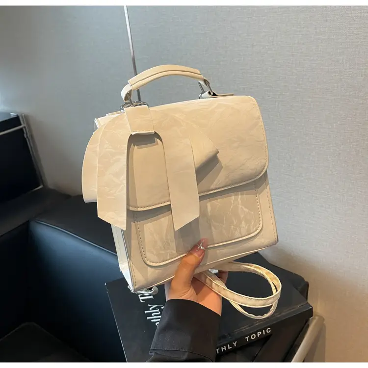 Women's 2024 Fashion Shoulder Bag with Bow Design — feature 37