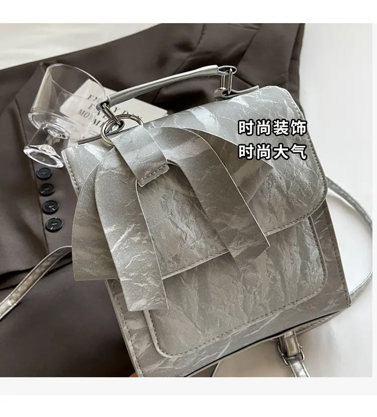 Women's 2024 Fashion Shoulder Bag with Bow Design — feature 7