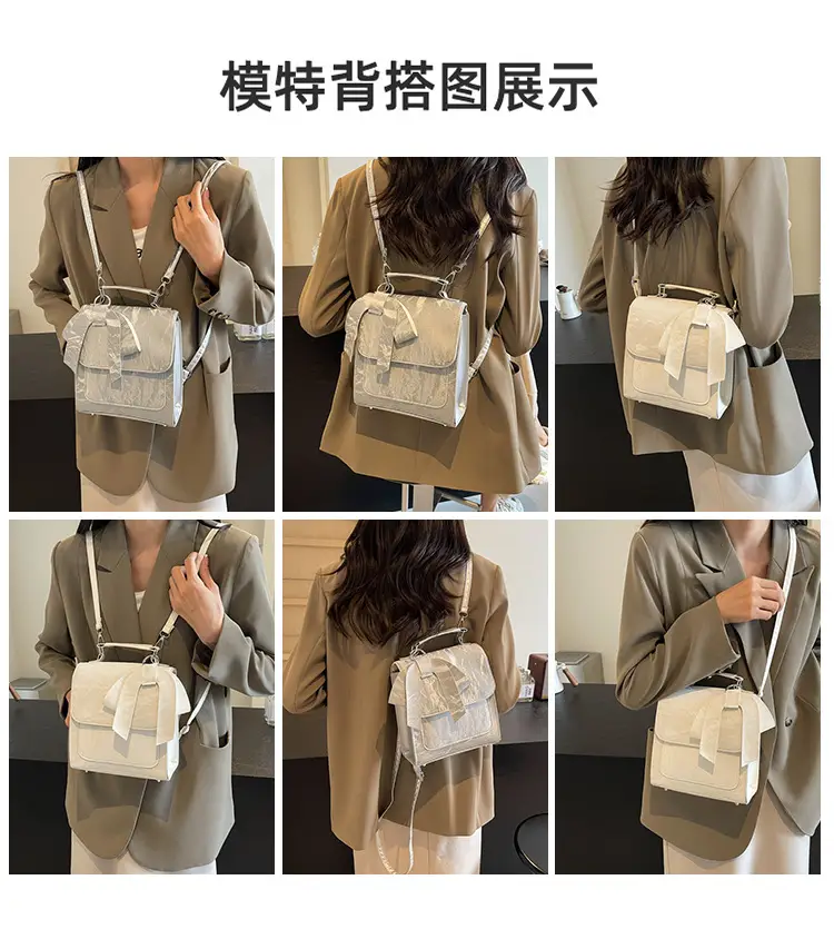 Women's 2024 Fashion Shoulder Bag with Bow Design — feature 9