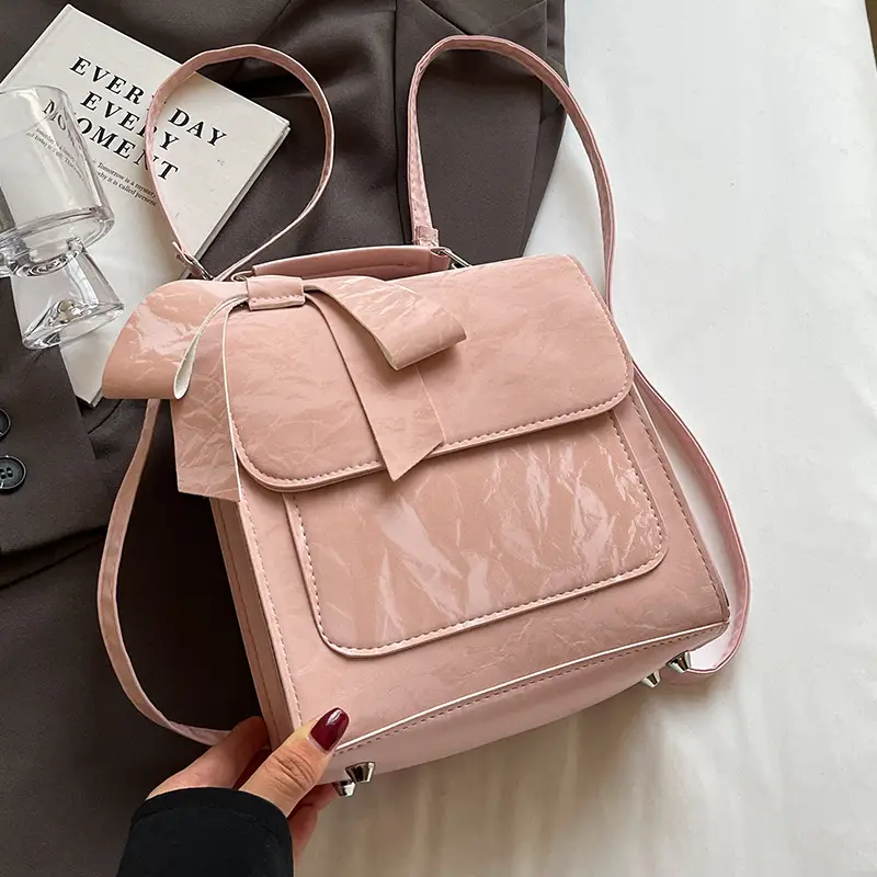 Women's 2024 Fashion Shoulder Bag with Bow Design - Image 3