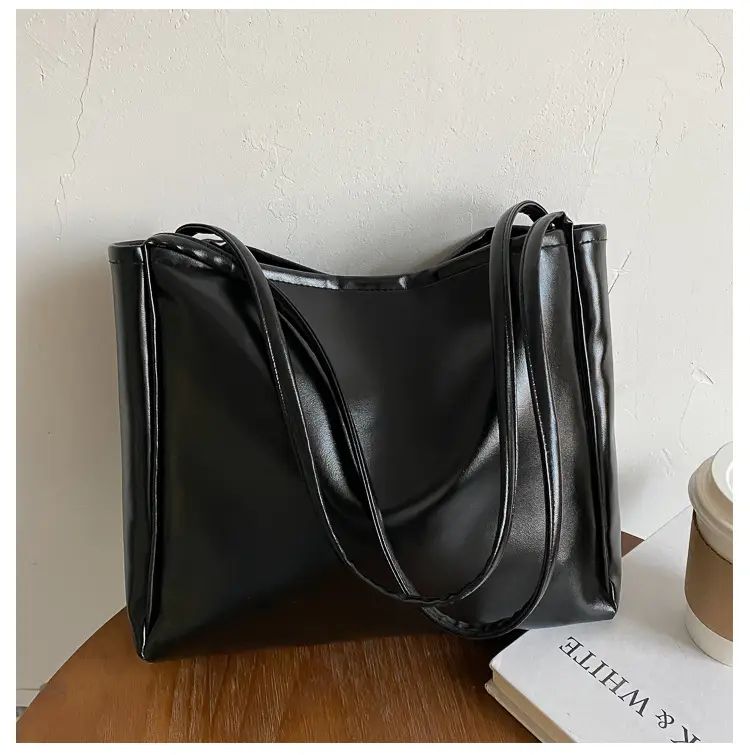 Black Korean Style Shoulder Bag Large Capacity — feature 13