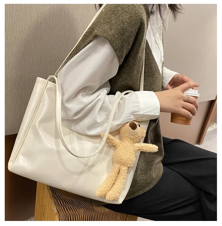 Black Korean Style Shoulder Bag Large Capacity — feature 25