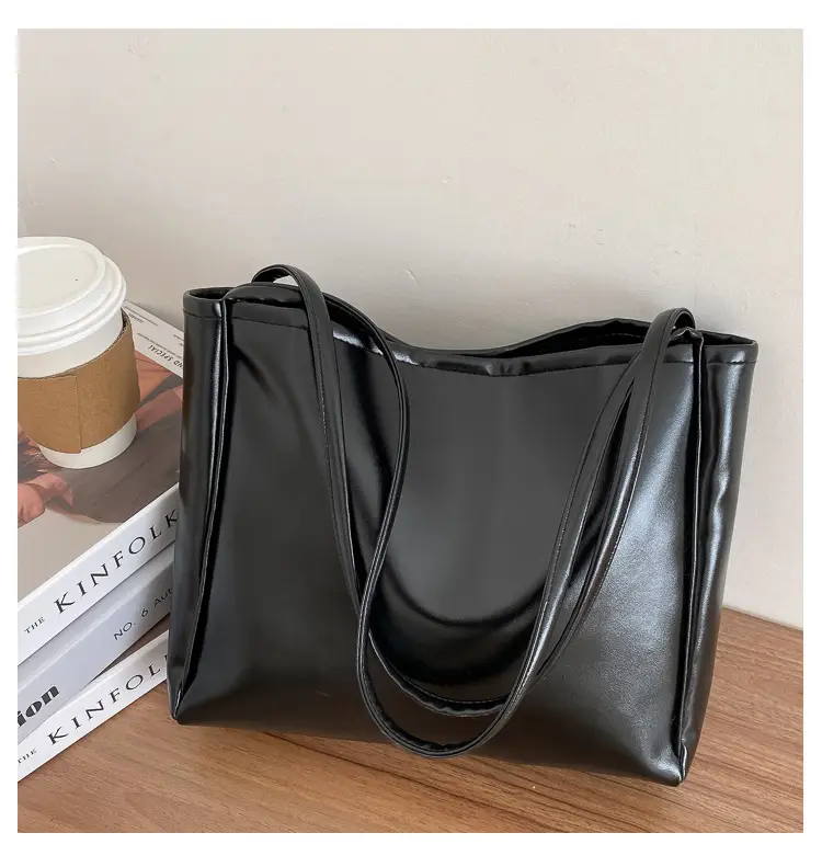 Black Korean Style Shoulder Bag Large Capacity — feature 8