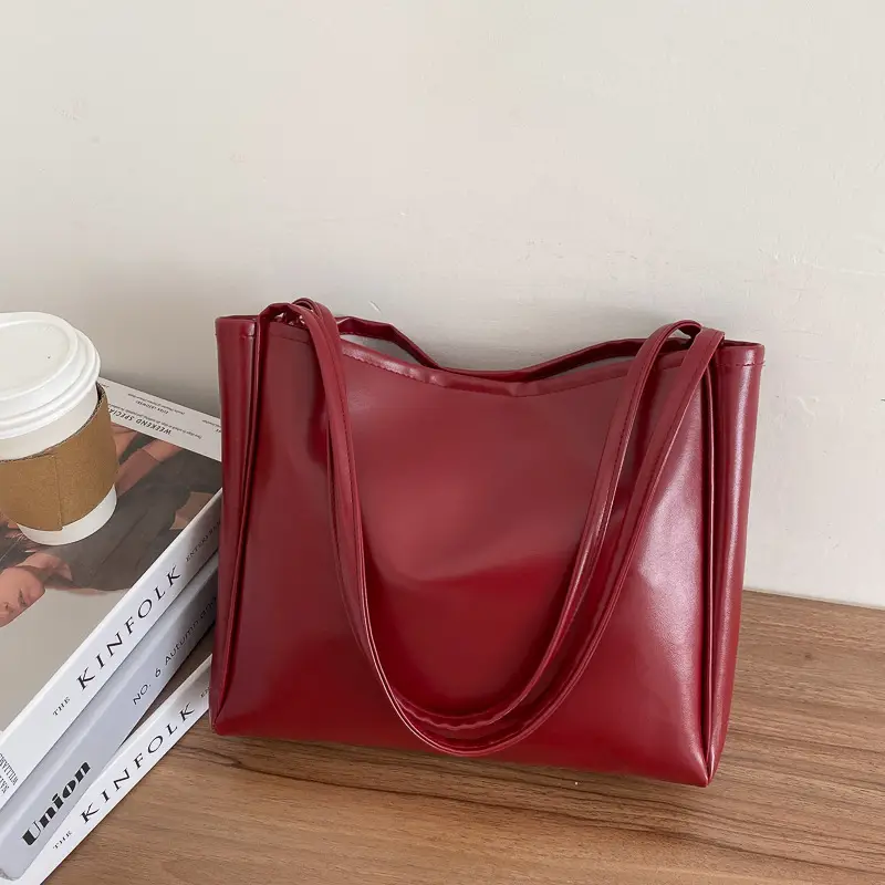 Black Korean Style Shoulder Bag Large Capacity - Image 2