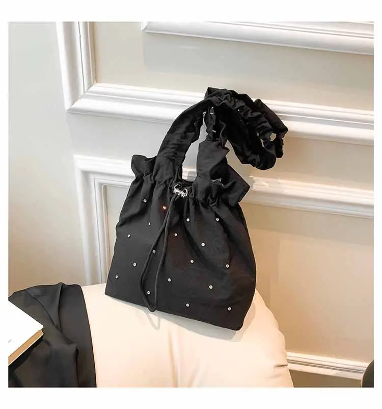 Pink Drawstring Shoulder Bag for Women — feature 23