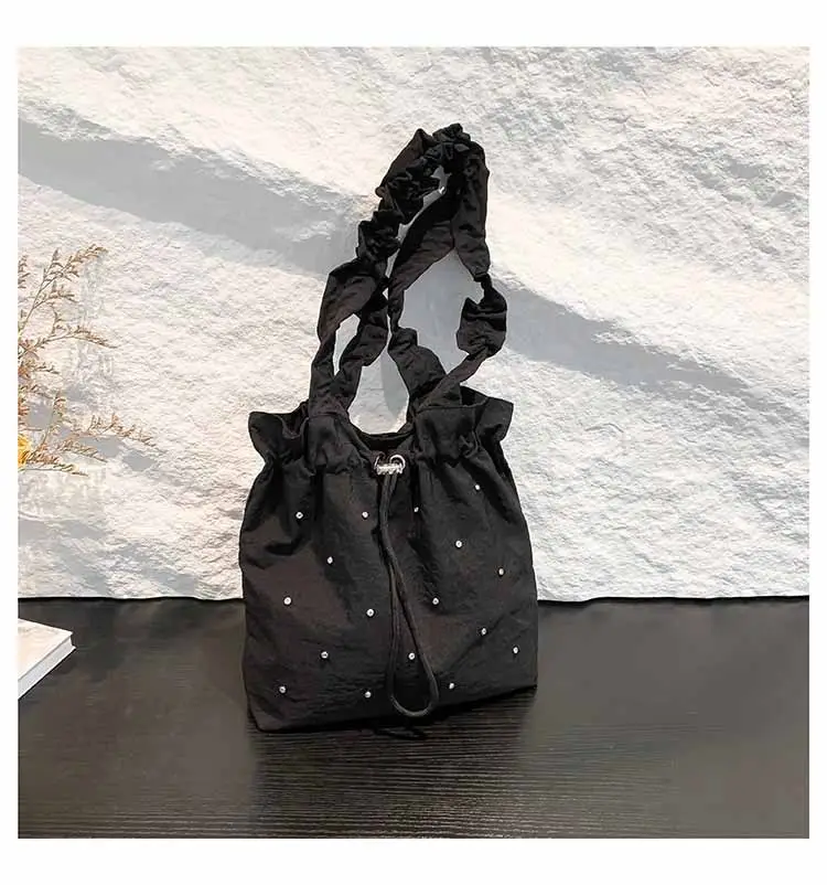 Pink Drawstring Shoulder Bag for Women — feature 27
