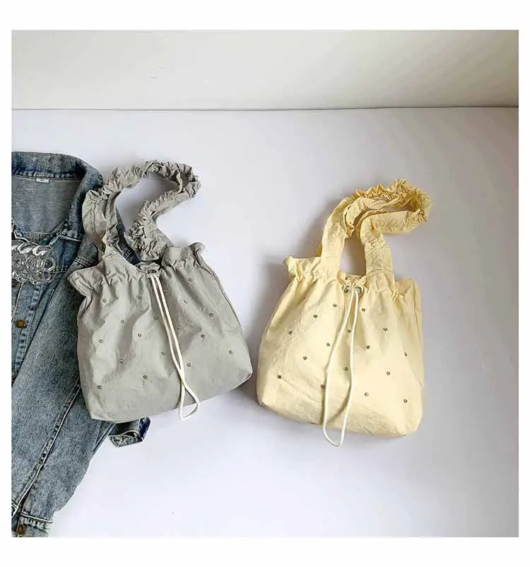 Pink Drawstring Shoulder Bag for Women — feature 30