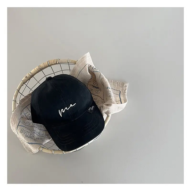 Baby's Korean Style Sunshade Cap with Embroidery - Image 6