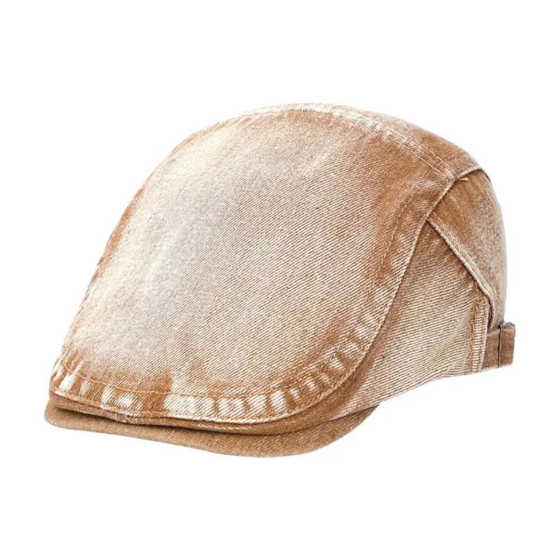 Vintage Denim Forward Cap Gray Short Bristle