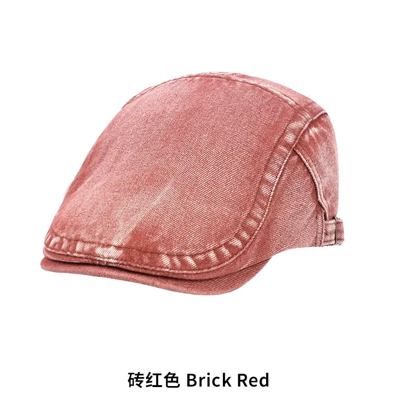 Vintage Denim Forward Cap Gray Short Bristle