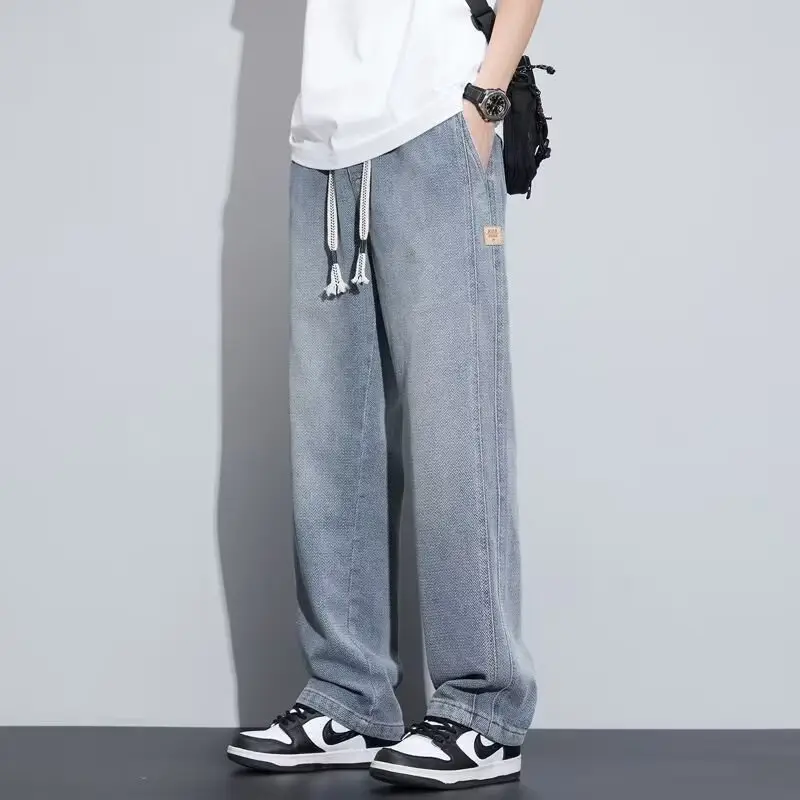 American Retro Jeans Boys Wide Leg Straight Tube Pants - Image 18