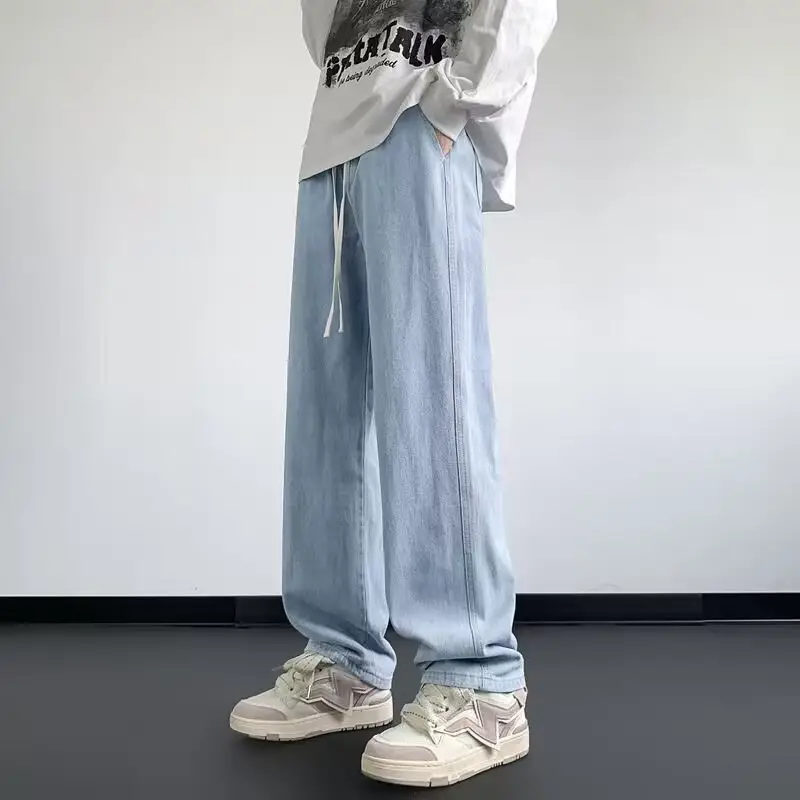 American Retro Jeans Boys Wide Leg Straight Tube Pants - Image 6