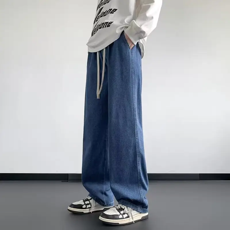 American Retro Jeans Boys Wide Leg Straight Tube Pants - Image 7