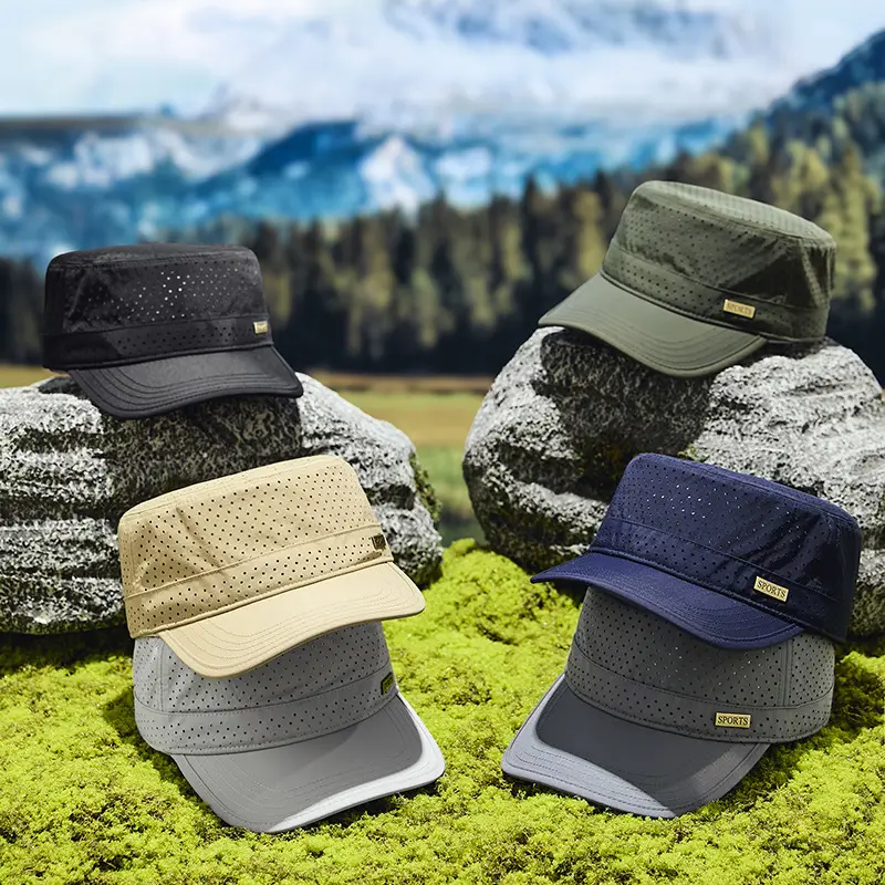Men's Waterproof Punched Cap Sunshade Sports Cap - Image 8