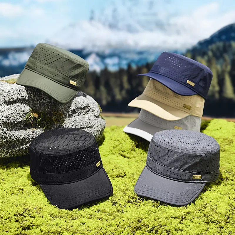 Men's Waterproof Punched Cap Sunshade Sports Cap - Image 10