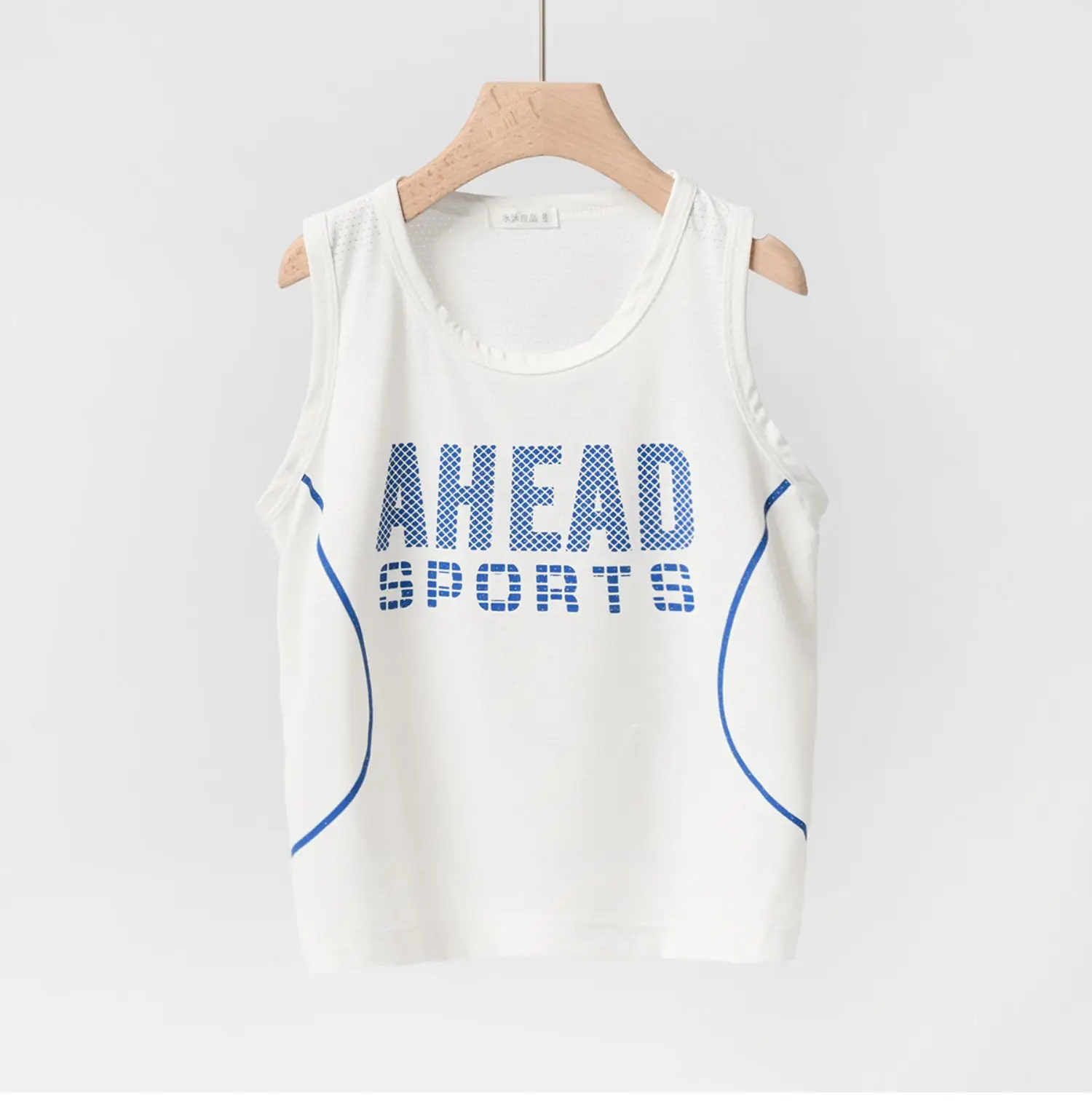 Men's Ahead Sports Sleeveless Tank Top Navy Blue Large — feature 14