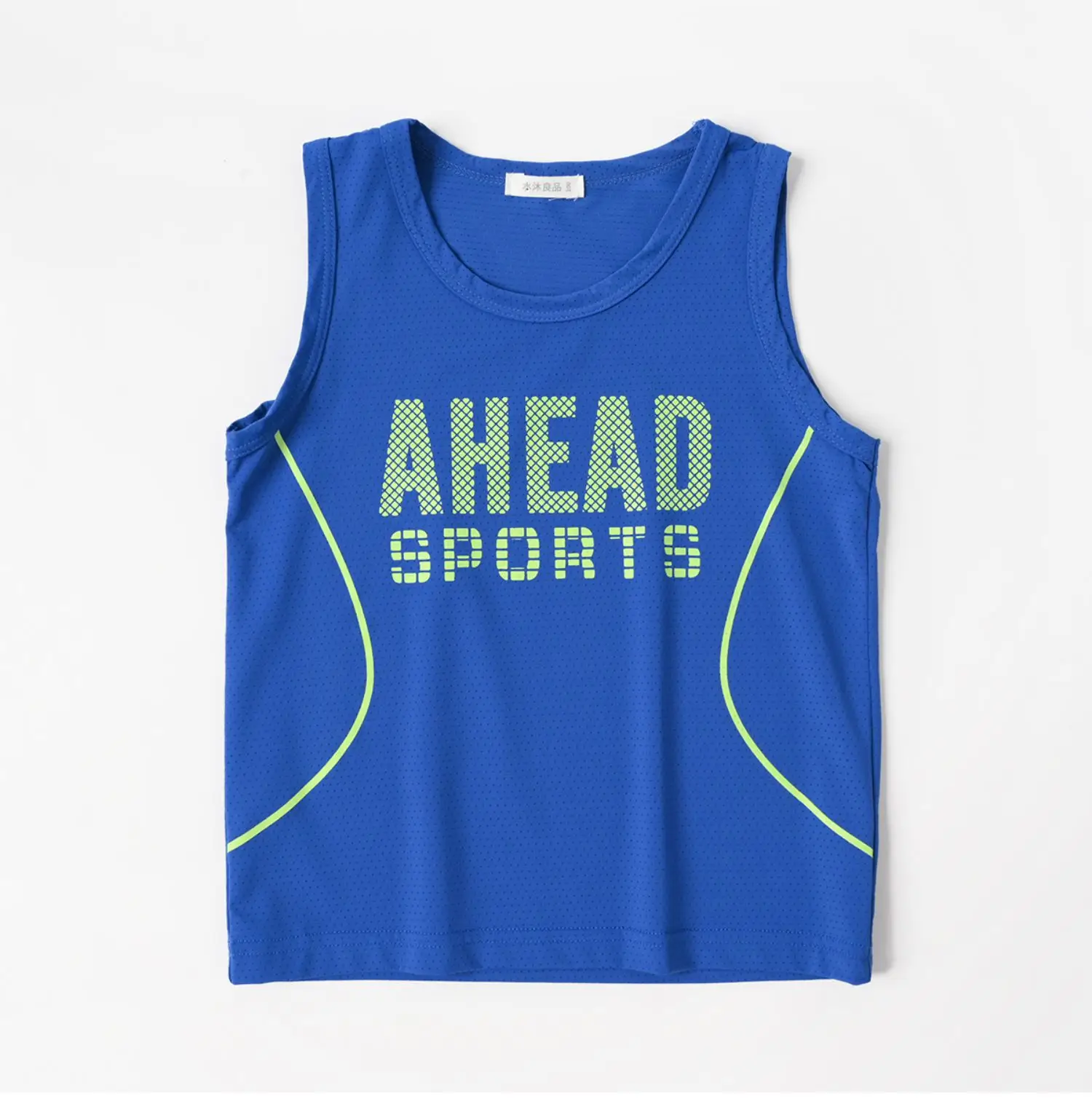 Men's Ahead Sports Sleeveless Tank Top Navy Blue Large — feature 16