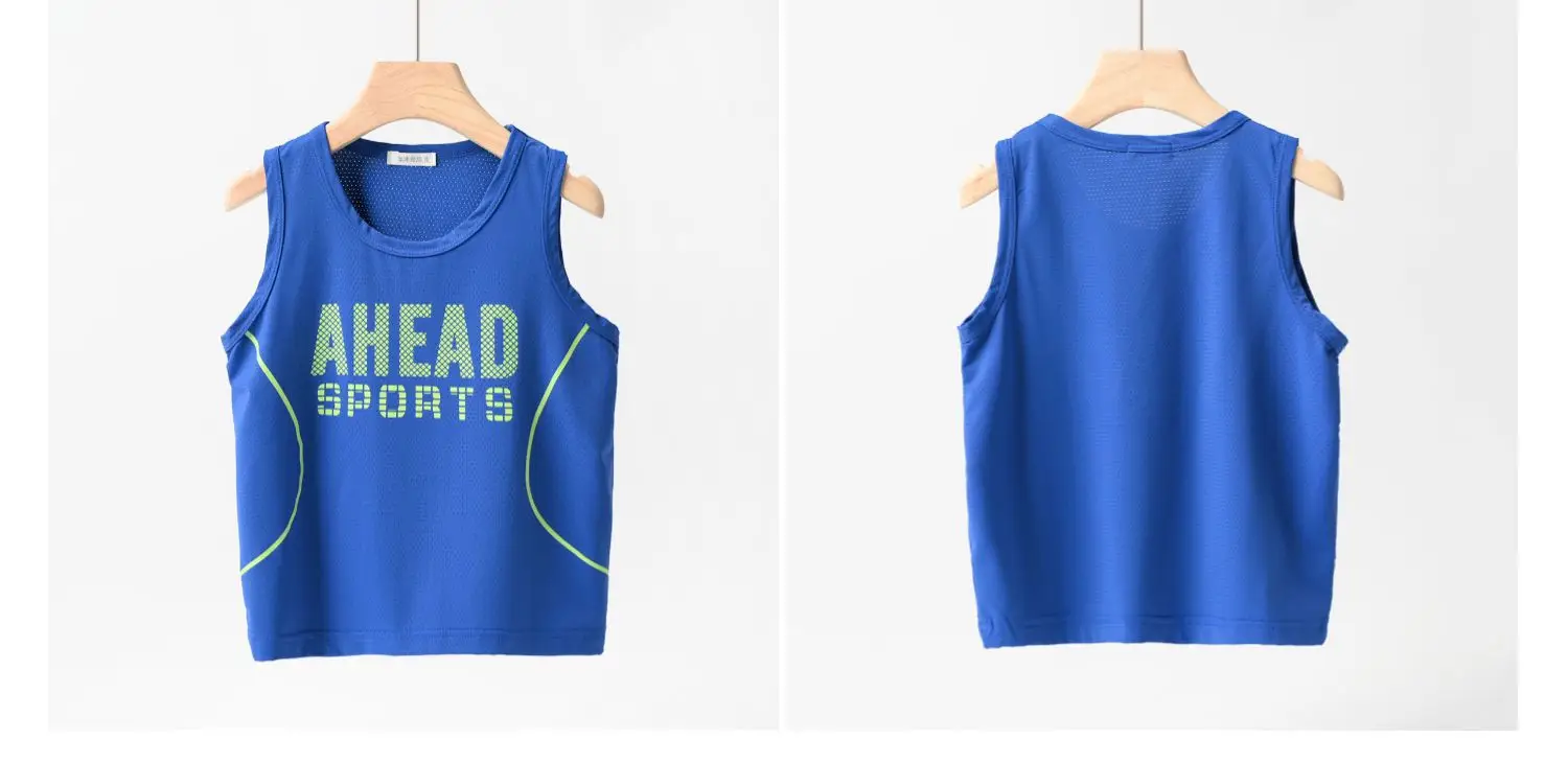 Men's Ahead Sports Sleeveless Tank Top Navy Blue Large — feature 4