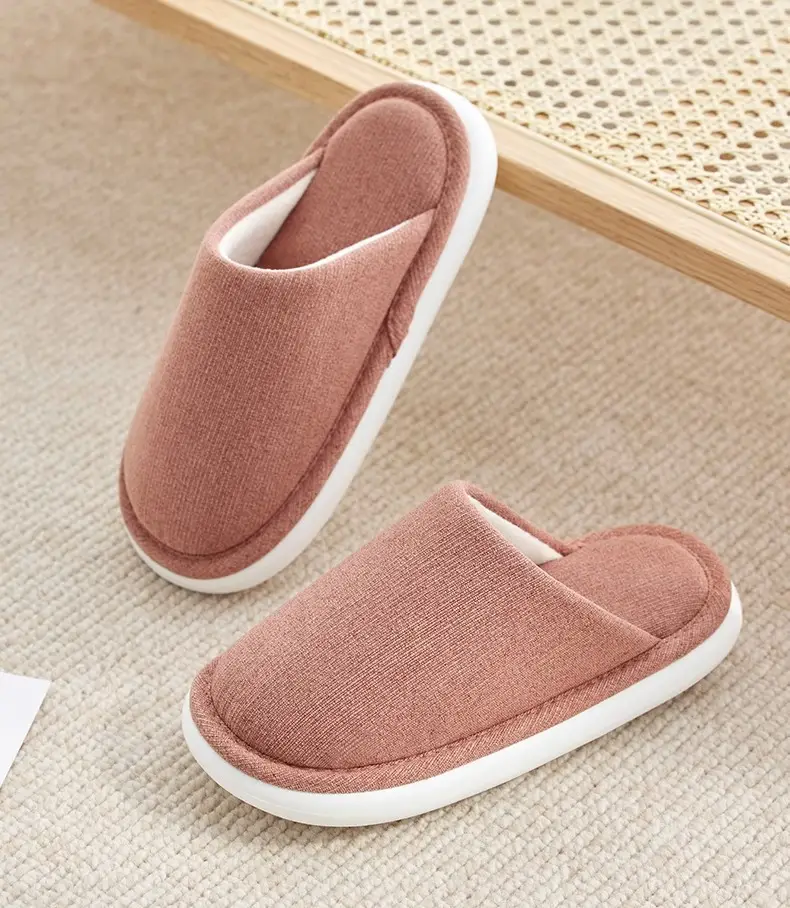 Autumn and Winter Home Cotton Slippers for Women 2026 New Style Indoor Non-Slip Thick-Soled Maternity Shoes Summer Breathable and Sweat-Absorbent — feature 17